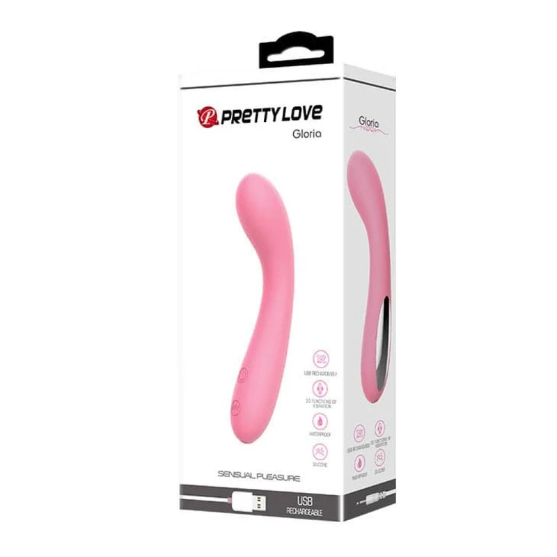 Pretty Love Glorio - Roze Vodootporni Vibrator za G Tačku