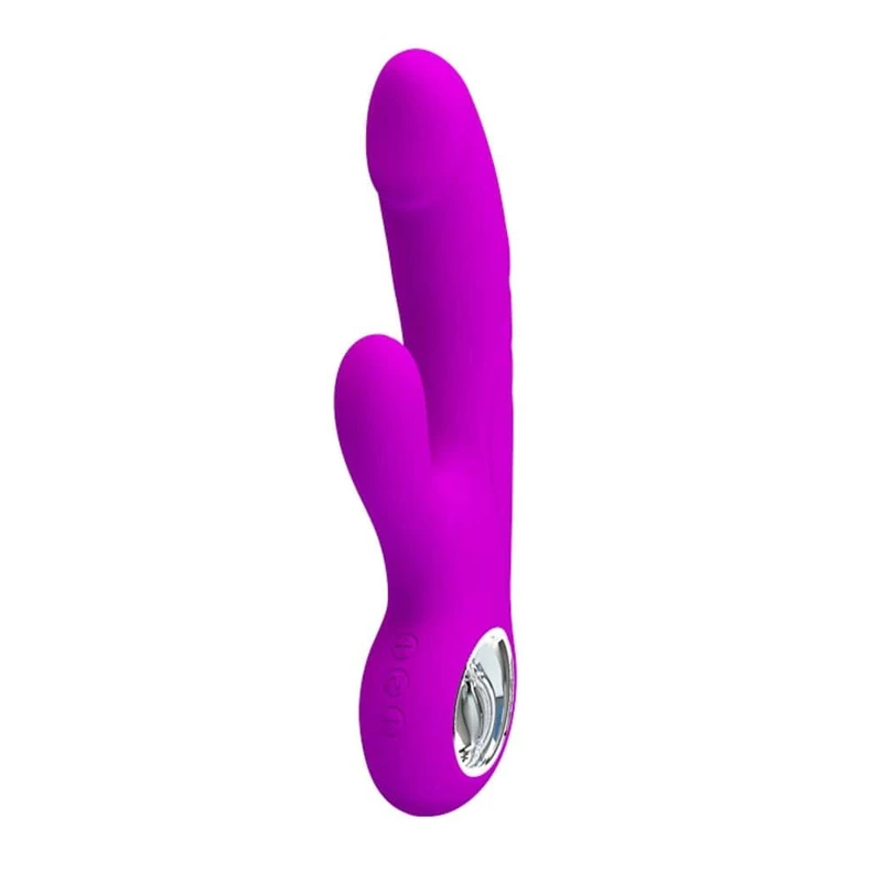 Pretty Love Gordon - Vibrator za G-tačku sa stimulansom klitorisa, ljubičasti
