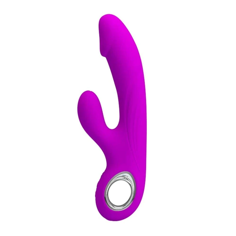 Pretty Love Gordon - Vibrator za G-tačku sa stimulansom klitorisa, ljubičasti
