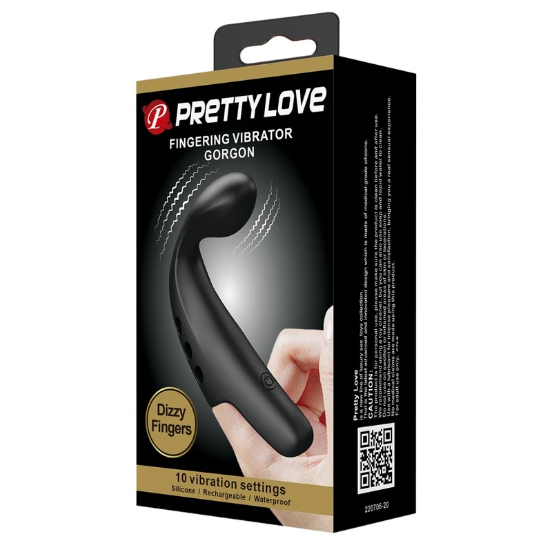 Pretty Love Gorgon Vibrator za Prste Ljubičasti sa Vibracijom