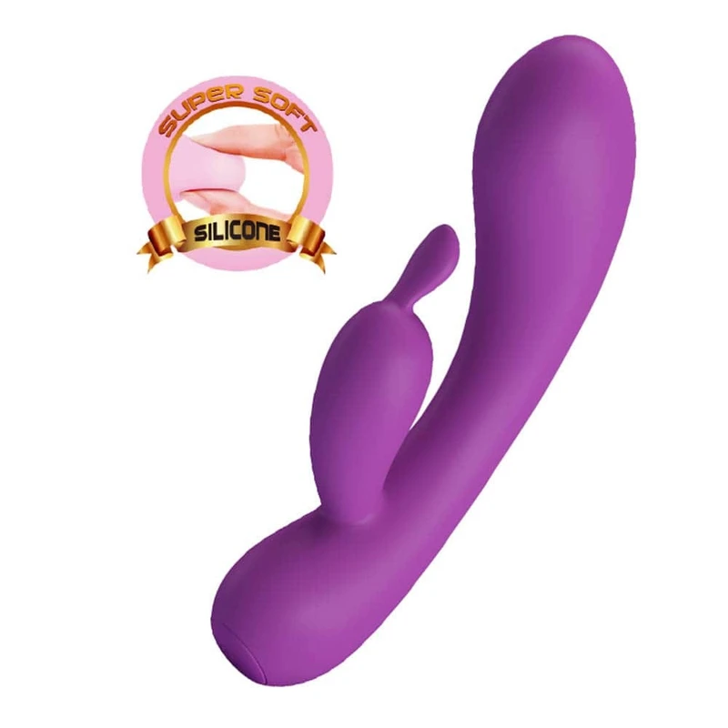 Pretty Love Grace Ljubičasti Rabbit Vibrator sa Klitoralnom Stimulacijom