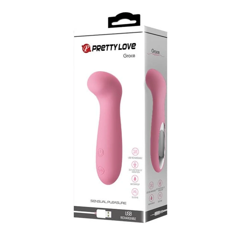 Pretty Love Grace silikonski G-tačka masažer sa 30 funkcija, vodootporan, 12,3cm