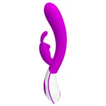 Pretty Love Harlan ljubičasti vibrator sa klitoralnom stimulacijom, 12 funkcija, vodootporan
