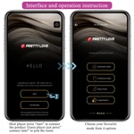 Pretty Love Hektor - Vibro-stimulator uz APP kontrolu, ljubičasti, vodootporni