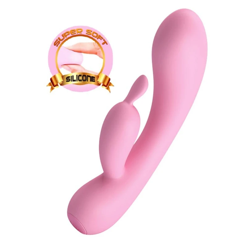 Pretty Love Hugo Pink Rabbit Vibrator sa Klitorijalnim Stimulansom 16,5cm