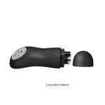 Pretty Love Indulgence Plus Duoblji vibrator za parove sa daljinskim upravljačem, 30 funkcija, crni