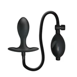 Pretty Love Inflatable Anal Plug - Crni vodootporni butt plug 9,1cm