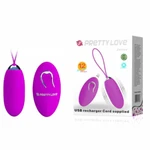 Pretty Love Jenny daljinski vibrator sa 12 vibracionih podešavanja, ljubičasti