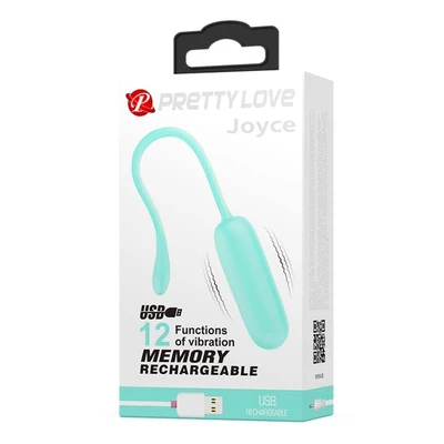 Pretty Love Joyce tirkizni vibrating egg sa 12 funkcija vibracije - Sexy Shop