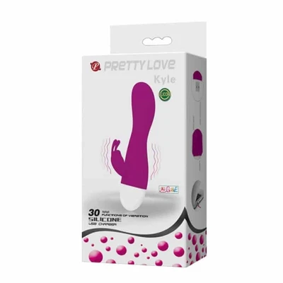 Pretty Love Kyle Rasko vibrator sa stimulansom klitorisa, ljubičasti, 30 funkcija, vodootporan - Sexy Shop