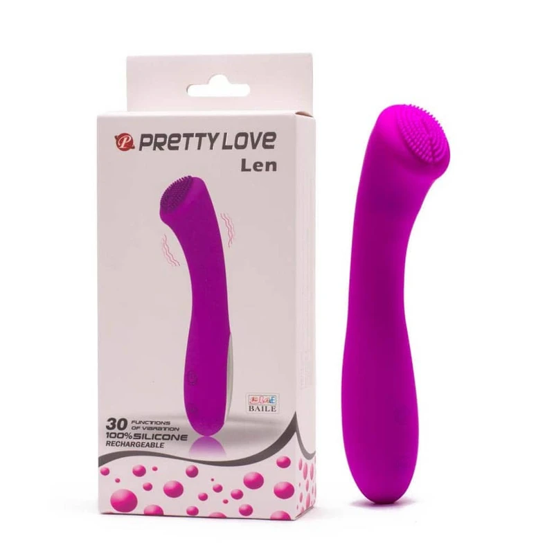 Pretty Love Lenko mini G-spot masažer ljubičasti, vodootporan, 30 funkcija vibracija