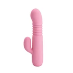 Pretty Love Leopold Baby Pink - Roze vibracija sa stimulansom klitorisa 15,5cm