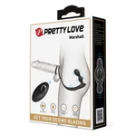 Pretty Love Marshall daljinski upravljač analni vibrator i cock ring crni