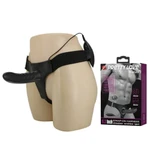 Pretty Love Marvink - Vodootporni Strap-on Dildo sa Vibracijom i Daljinskim Upravljačem, 16,2cm, Crni