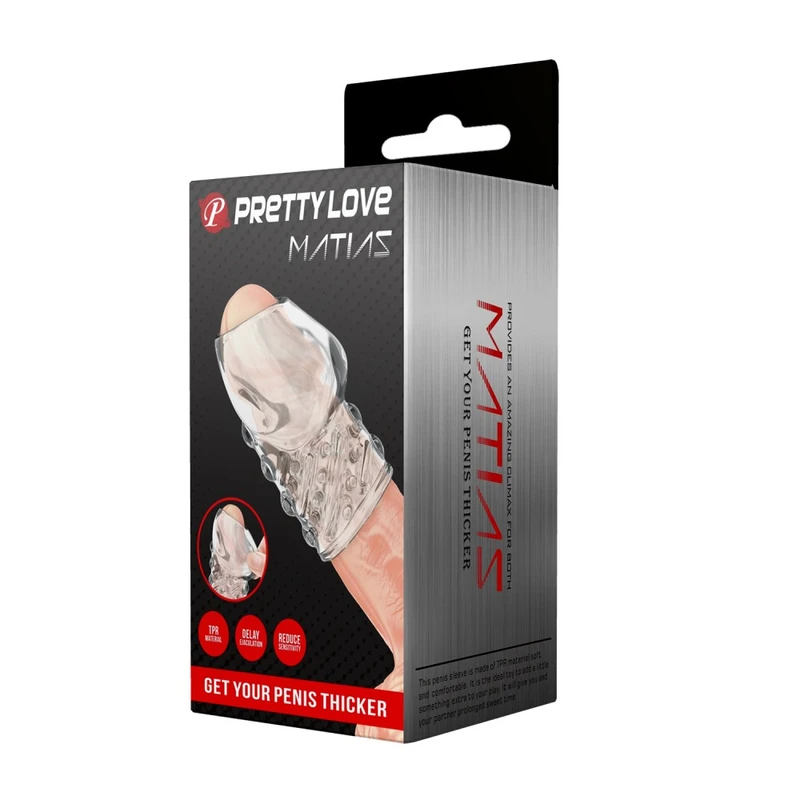 Pretty Love Matiask Penis Sleev za jači užitak