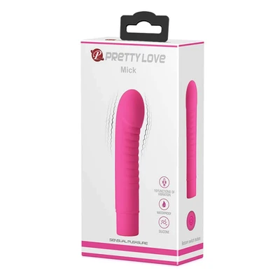 Pretty Love Mick Pink - Vodootporni vibrator za G tačku sa 10 funkcija vibracije, 13cm - Sexy Shop
