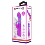 Pretty Love Molly Ljubičasti Rotirajući Vibrator sa Stimulansom Klitorisa