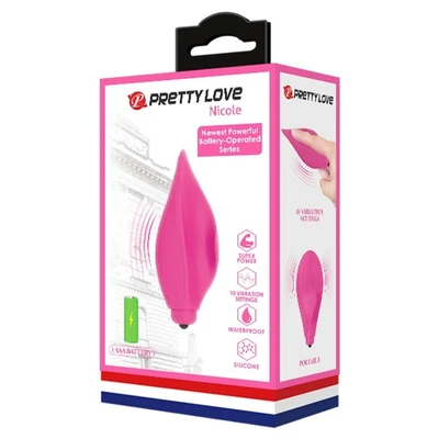 Pretty Love Nicole 10-funkcijski klit stimulator u obliku školjke, rozi - Sexy Shop