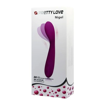 Pretty Love Nigel ljubičasti vibrator sa 30 funkcija, vodootporan, punjiv - Sexy Shop