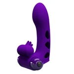 Pretty Love Orlando ljubičasti vibrator sa rukavicom za prste