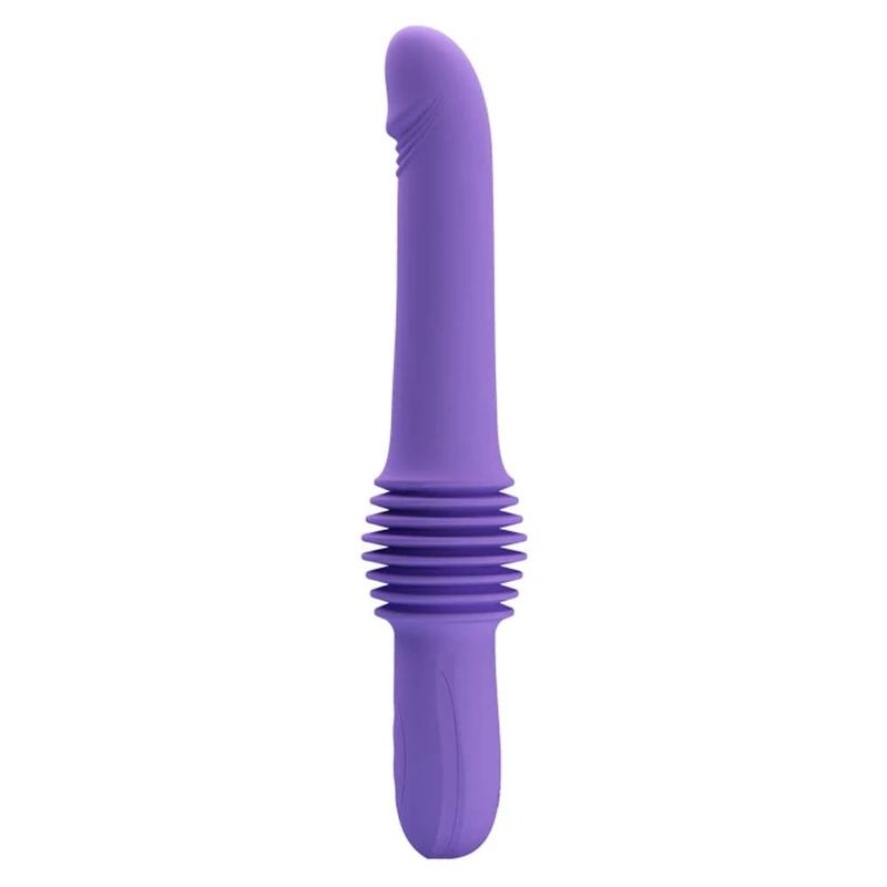 Pretty Love Pazuzu Ljubičasti Vibrator sa Thrusting Funkcijom, Vodootporan, 29,2cm