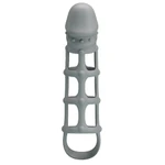 Pretty Love Penis Sleeve sa Trakom za Jaja - Bijeli