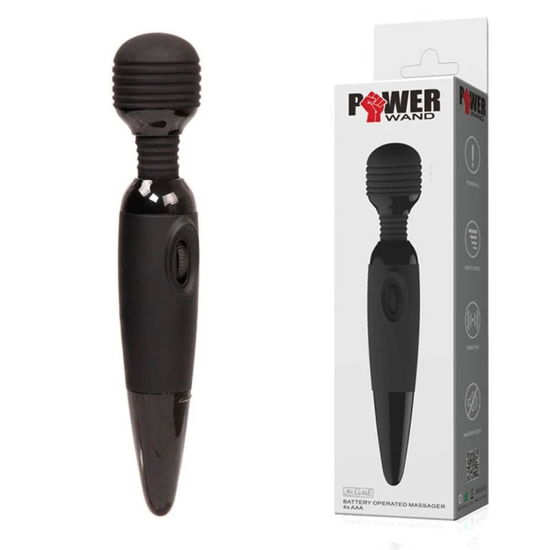 Pretty Love Power Wand Crna 25cm Vodootporna Igračka za Odrasle
