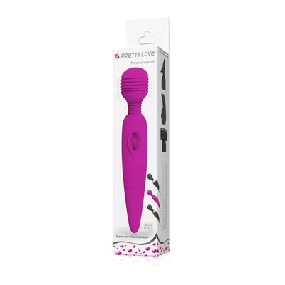 Pretty Love Power Wand ljubičasti masažer sa višestrukim vibracijama, vodootporni 25cm - Sexy Shop