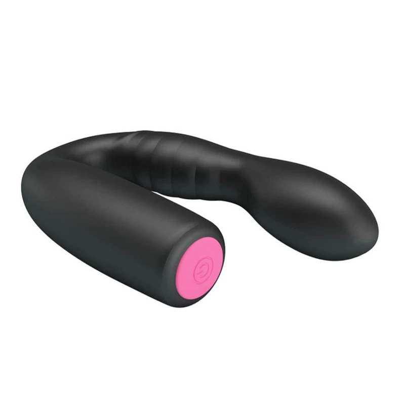 Pretty Love Quintion Black - Vodootporni vibrator sa 12 funkcija, silikon, crni, 14cm