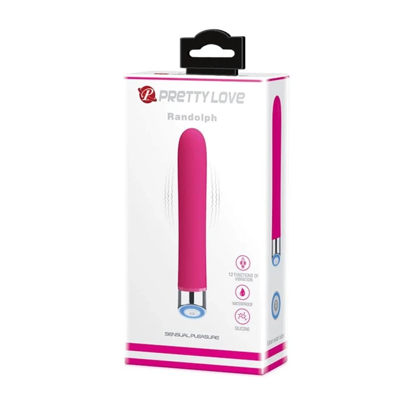 Pretty Love Randolph Pink - Vibrator sa 12 Vibracionih Modova, Vodootporan, Roze