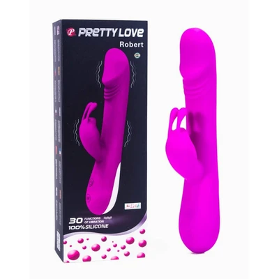 Pretty Love Robert - Ljubičasti vibrator sa 30 funkcija i stimulansom za G tačku i klitoris - Sexy Shop