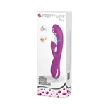 Pretty Love Roy G-spot masažer sa stimulansom klitorisa, ljubičasti, vodootporni, 20,5 cm
