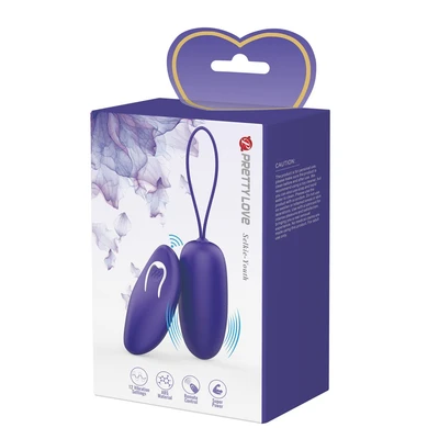 Pretty Love Selkie - Daljinski Vodootporni Vibrator Jaje Plave Boje - Sexy Shop