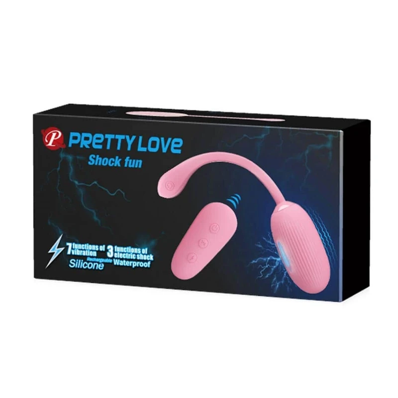 Pretty Love Shock Fun Roze Vibrator sa Daljinskim 19cm