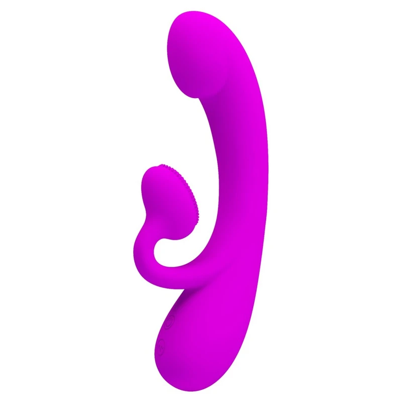Pretty Love Sincere ljubičasti vibrator sa stimulansom klitorisa i G tačkom, vodootporni