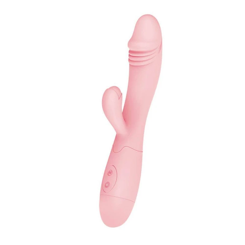 Pretty Love Snappy Baby Pink - Dual Stimulator za G-tačku i klitoris, vodootporan, 30 funkcija vibracija