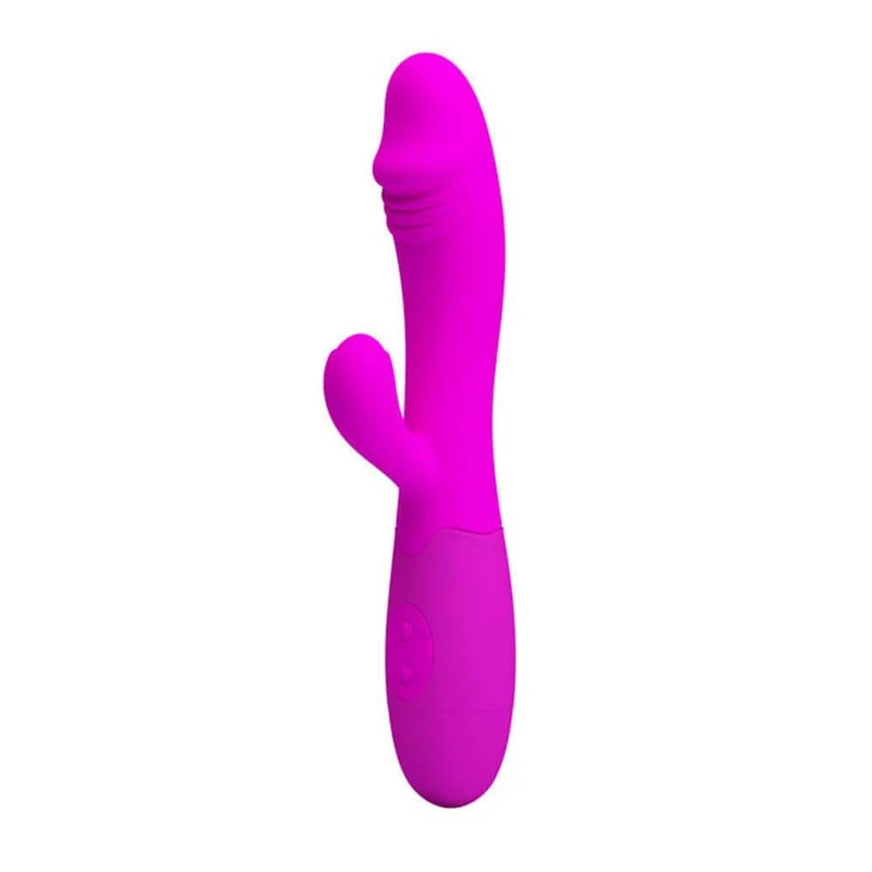 Pretty Love Snappy Pink dualni stimulator sa G-tačkom i klitorisom, 30 funkcija vibracija, vodootporan