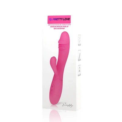 Pretty Love Snappy Pink dualni stimulator sa G-tačkom i klitorisom, 30 funkcija vibracija, vodootporan - Sexy Shop