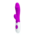 Pretty Love Snappy Purple - Dvostruki stimulator sa G-tačkom i klitoralnom vibracijom, ljubičasti, vodootporan