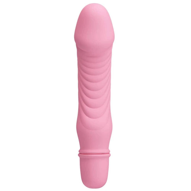 Pretty Love Stev Baby Pink - vodootporni vibrator za G-tačku, 13,5 cm