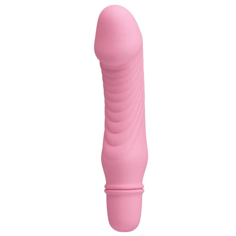 Pretty Love Stev Baby Pink - vodootporni vibrator za G-tačku, 13,5 cm