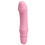 Pretty Love Stev Baby Pink - vodootporni vibrator za G-tačku, 13,5 cm