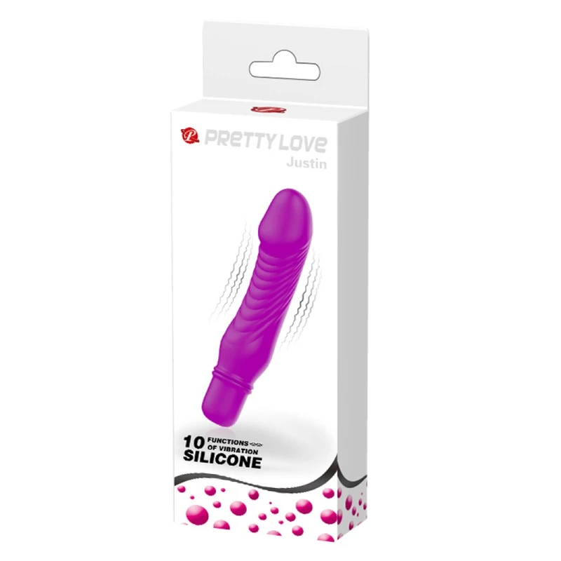 Pretty Love Stev Purple ljubičasti vibrator za G-tačku, vodootporan, 13,5cm