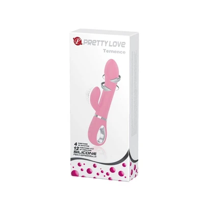 Pretty Love Ternence Pink - Vibrator sa Rotacijom i Klitoralnom Stimulacijom - Sexy Shop