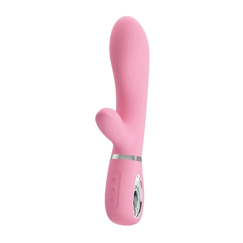 Pretty Love Thomas Pink vibrator sa klitoris stimulansom 20,5 cm - Roze