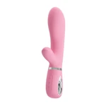 Pretty Love Thomas Pink vibrator sa klitoris stimulansom 20,5 cm - Roze