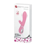 Pretty Love Thomas Pink vibrator sa klitoris stimulansom 20,5 cm - Roze