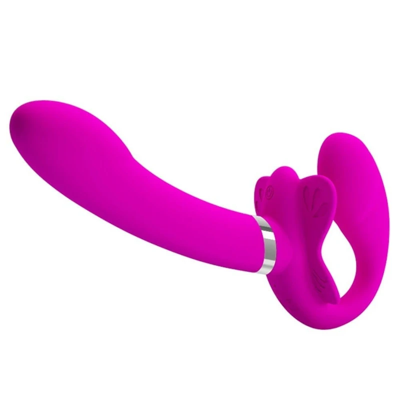 Pretty Love Valerie – Dupli dildo sa vibracijom, ljubičasti