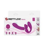 Pretty Love Valerie – Dupli dildo sa vibracijom, ljubičasti