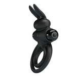 Pretty Love Vibrant Penis Ring 3 Crni - Vibrirajući Cock Ring sa Stimulatorom Klitorisa